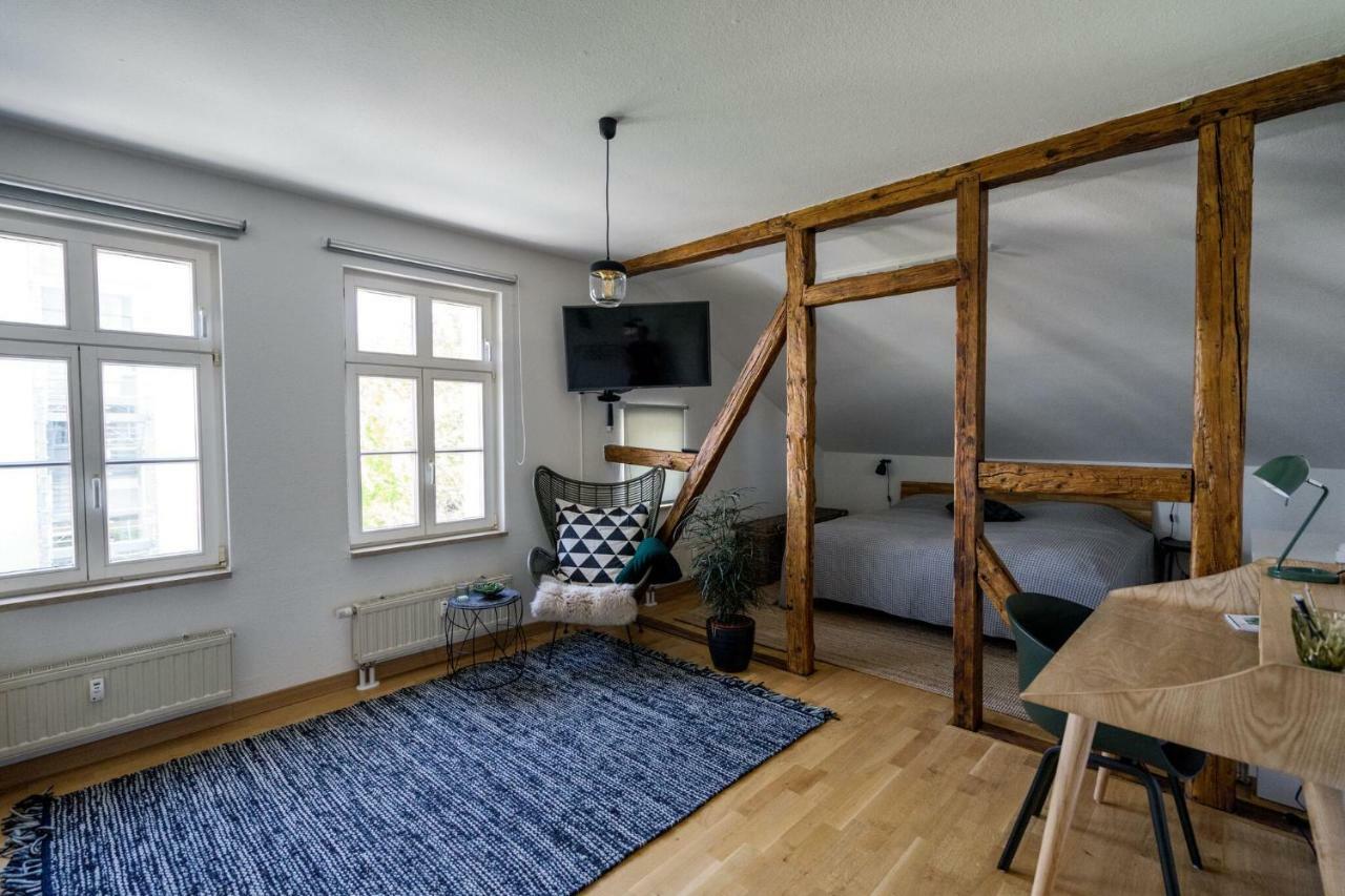 Stilvolles Zentrumsnahes Wohlfuehl-Appartment Leipzig Exterior foto